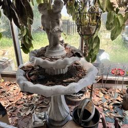 Concrete Fountain.  