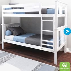 Max & Lily Twin Over Twin Bunk Beds