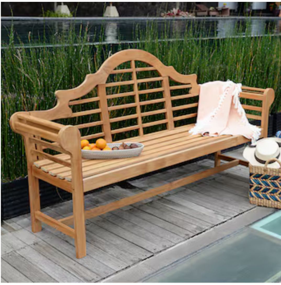 Teak Wood Patio Garden Benches (new)