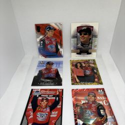 NASCAR Racing, Jeff Gordon, 2000’s Trading Card Lot (6 Cards).