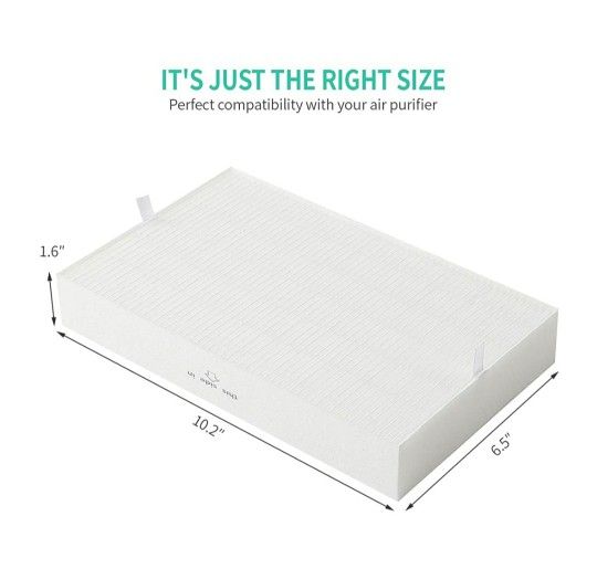 New Gazeer Premium Hepa Filters 6 Pk. For Honeywell Air Purifier