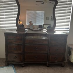 Dresser/Armoire  With Mirror 