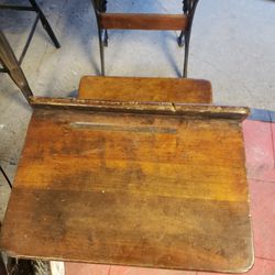 Vintage School desk Chairs 