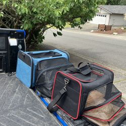 Small Dog Cat Rabbit Bunny Soft Travel Airline Approved Carrier Like New $25 Each 