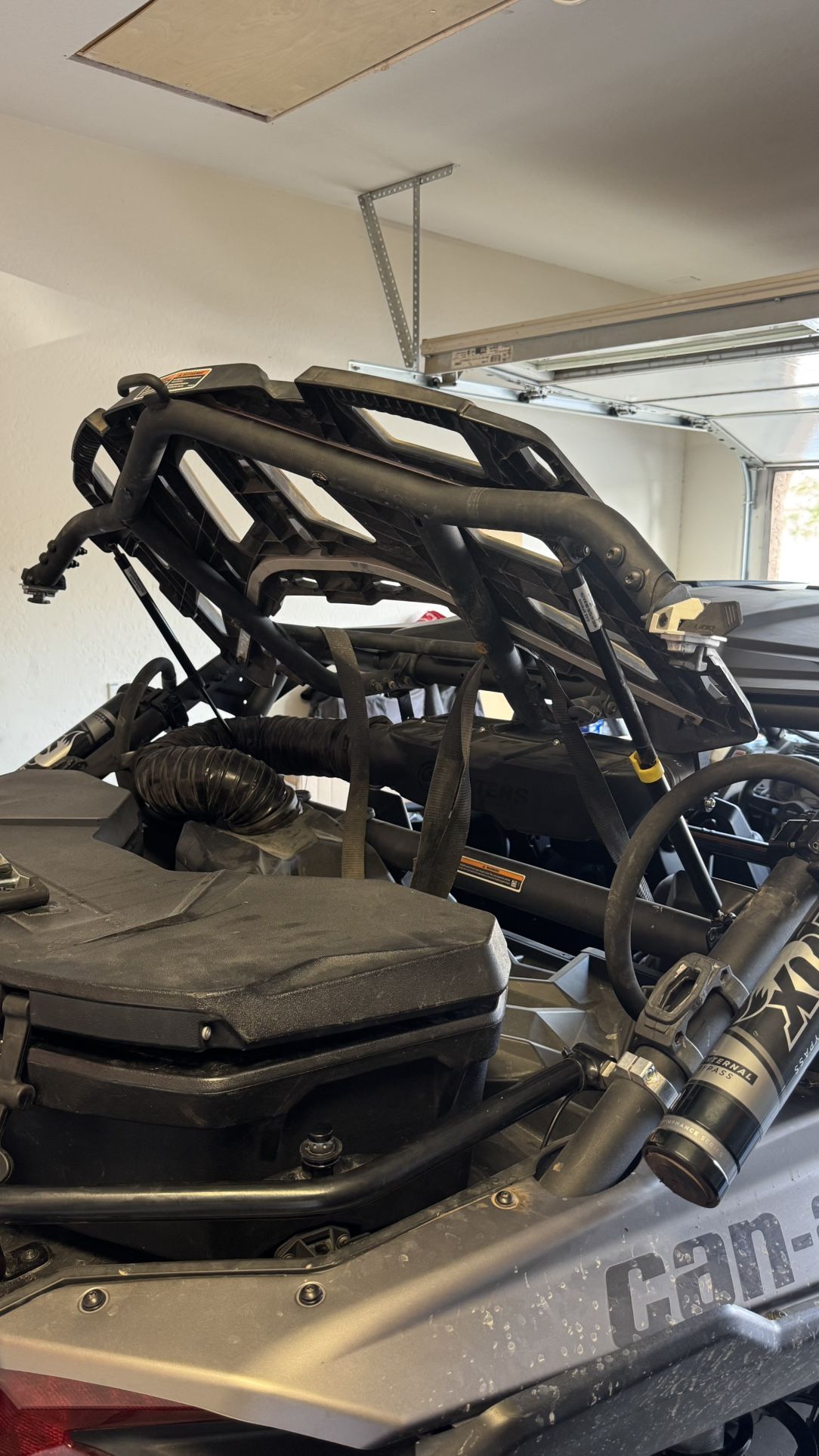 Can Am Spare Tire Rack