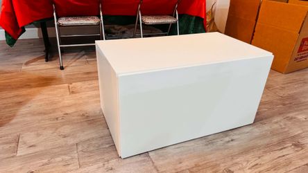 IKEA SMÅSTAD White Storage Bench / Toy Box
