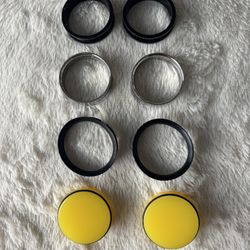 4 Pairs Of Inch And Half Plugs / Tunnels 