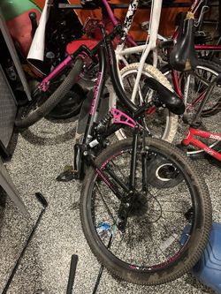 Pink & Black Bike 