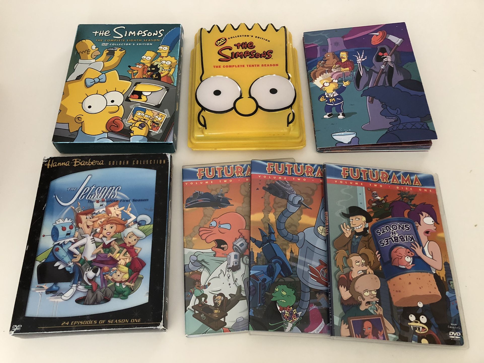 Animated Movie Collection. Simpsons, Jetsons And Futurama