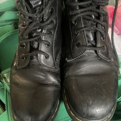 Worn Bape Doc Martens 
