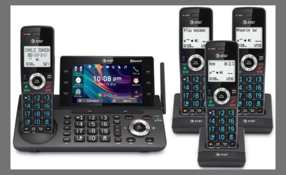 6.0 Cordless Home And Business Phone With Answering Machine, 5" Color Display