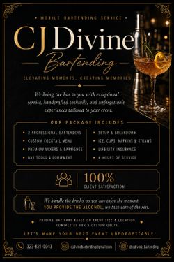 CJDivine bartending