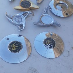 old spoke wheel spinners & pans