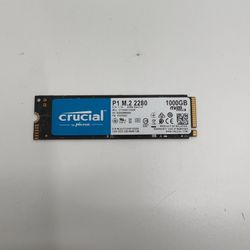 Crucial 2280mm P1 1TB M.2 NVMe Gen 3.0 x 4 SSD CT1000P1SSD8