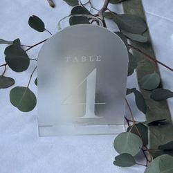 Table Numbers