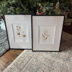 Two (2) Framed Pictures 18.5” x 14.5”