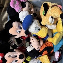 Tub Of Disney Stuffed Animals