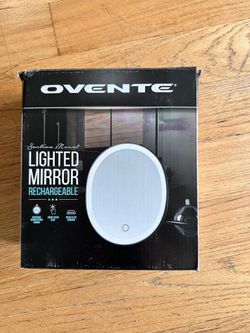 Ovente rechargeable lighted mirror