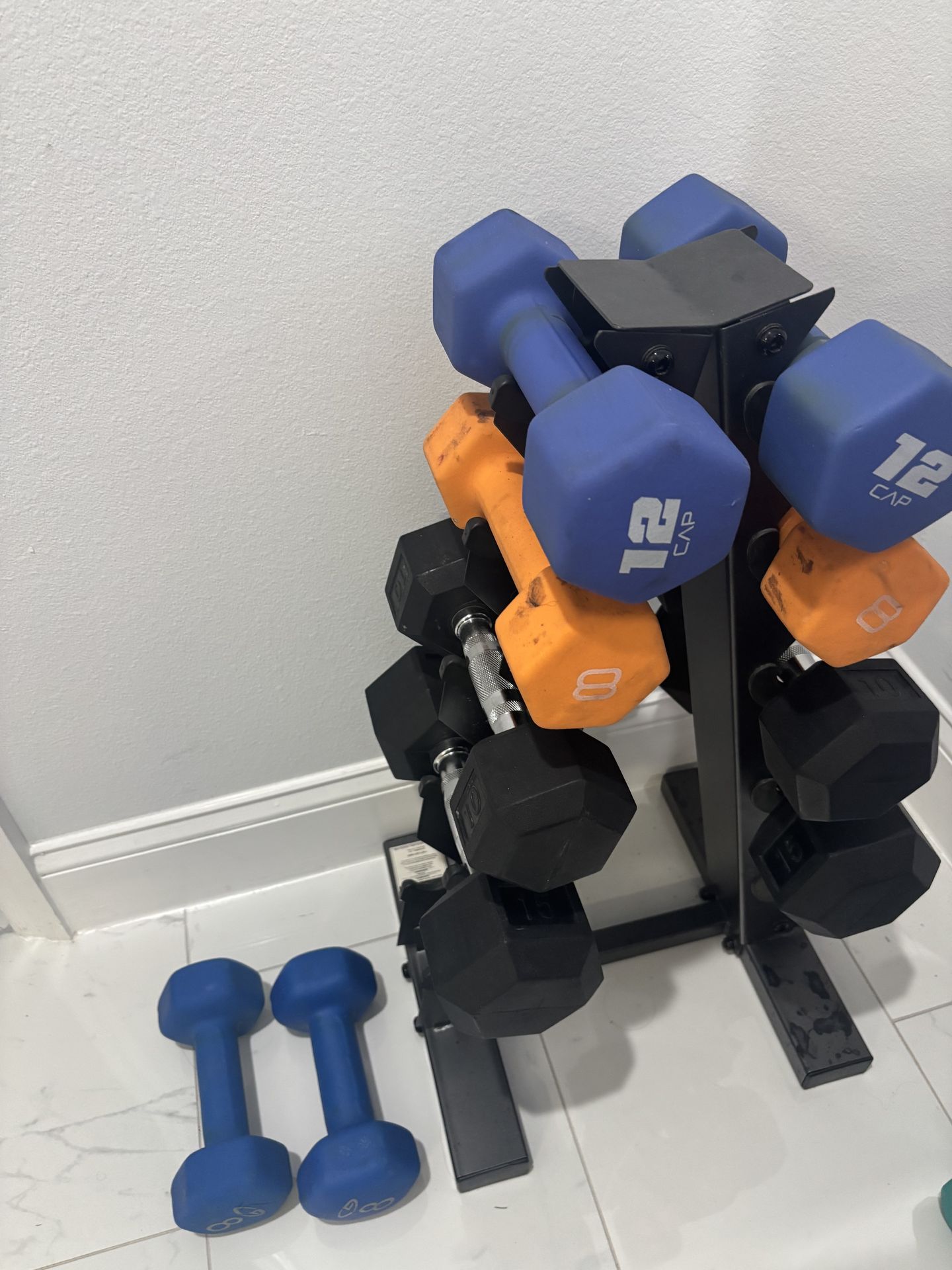 Dumbbells and Stand