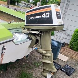 1970's 40HP JOHNSON OUTBOARD