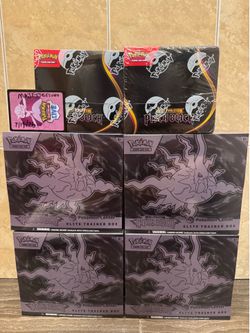 Pitch Black Pokemon Center ETB + Booster Box