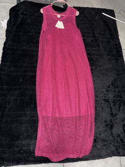 Bright Pink Long Dress