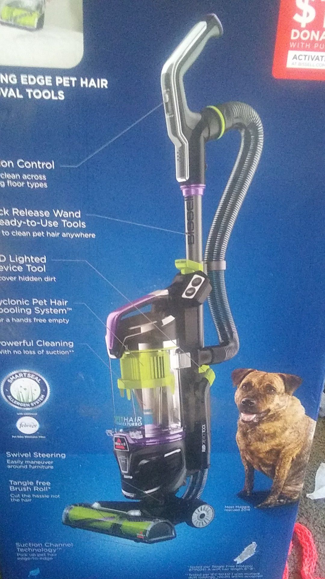 Bissell pet hair eraser turbo plus cleaning system vacuum... (Willing to trade for running and driveable car!) Price negotiable