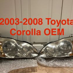 OEM Toyota Corolla Headlights 