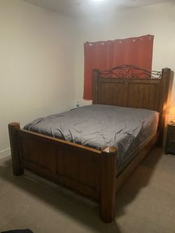 Bed and frame