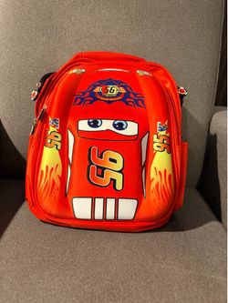 Disney Pixar Cars Lightning McQueen 3D Kids Backpack