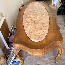 Marble coffee table