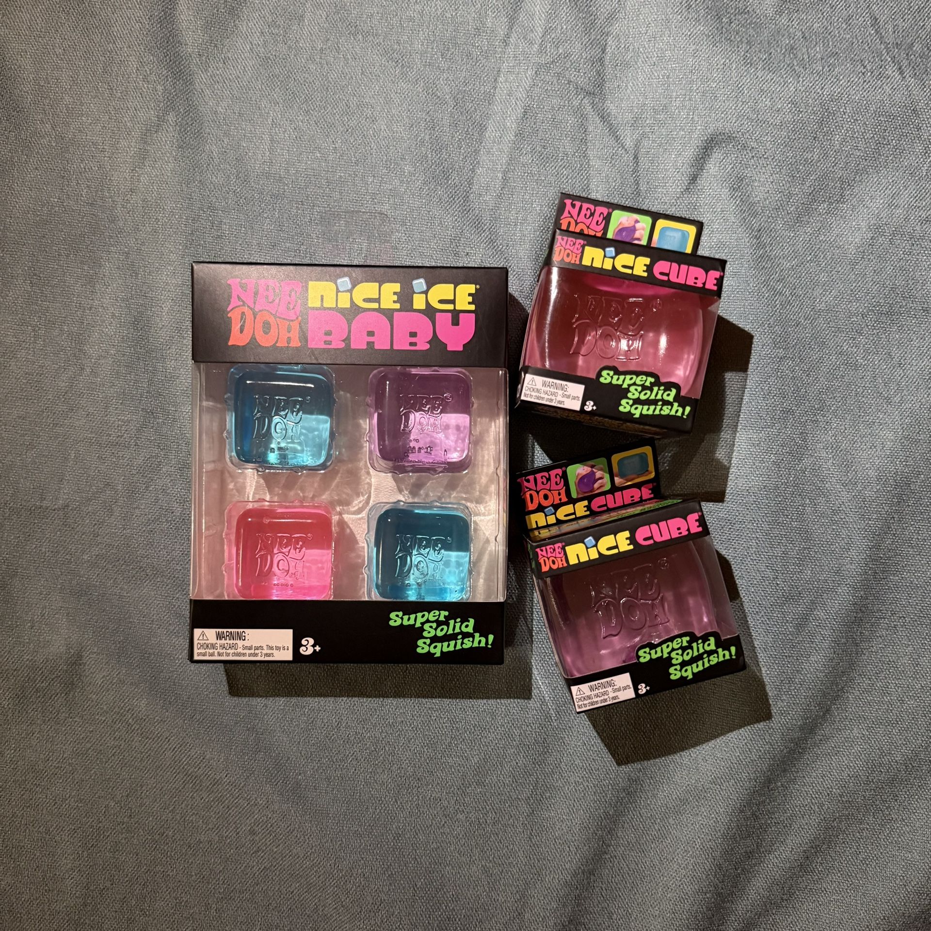 Needoh Nice Ice Baby & Nice Cube Fidget Toy