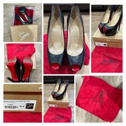 Louboutin 38.5 Red Bottoms