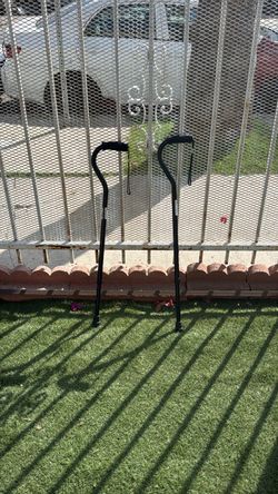 Black Adjustable Walking Cane