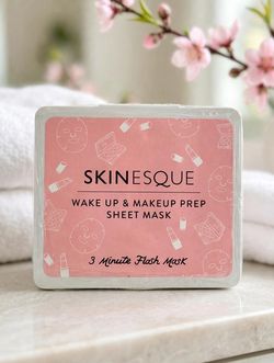 Skinesque Wake Up & Makeup Prep Sheet Mask 30 Sheets 3 Minute Flash Discontinued