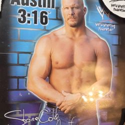 Stone Cold Steve Austin 3:16 8x10 Photo Poster Captiva Vintage WWF Wrestling ‘98