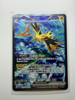 Zapdos ex Pokémon Card 202/165