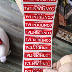 Biohazard & Confidential Sticker Rolls