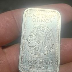 One Troy Ounce Fine Silver .999 