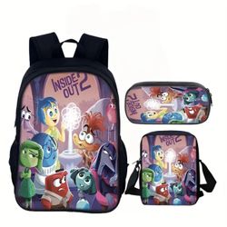 3pcs Backpack Set Inside Out 2 Movie