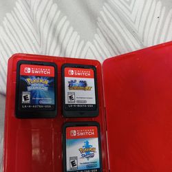 Three Pokemon Games For Nintendo Switch