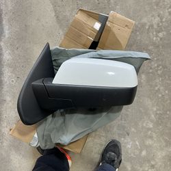 OEM Silverado Side View Mirrors White