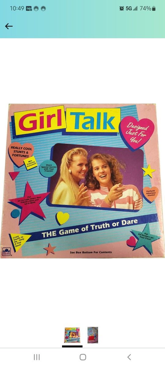 Girl Talk Collection Board Game
