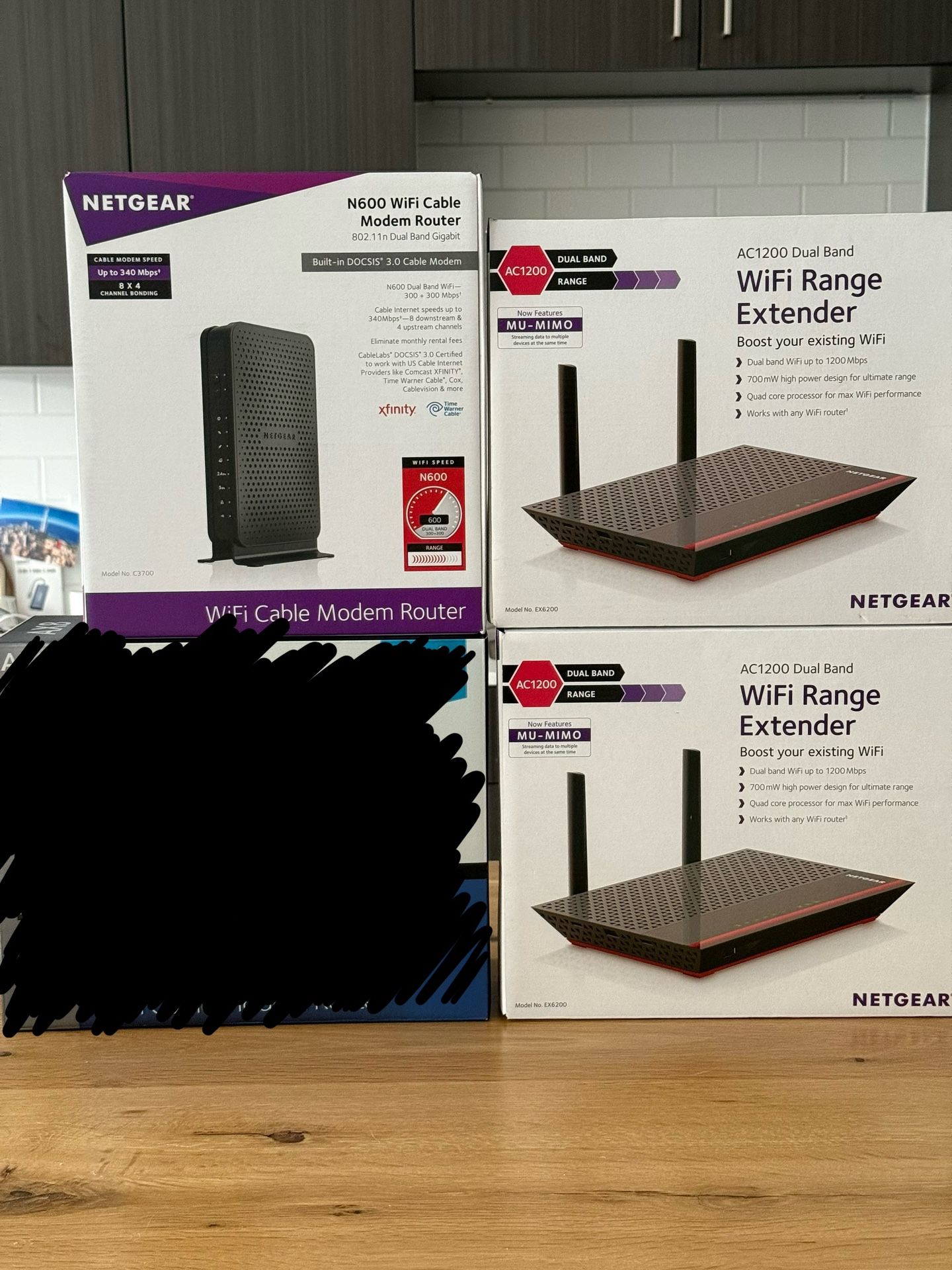 Netgear Modem Router And WiFi Extenders