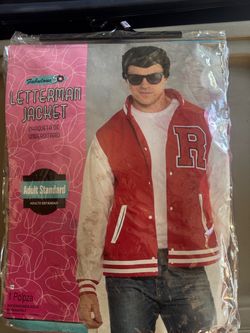 Fabulous 50s Letterman Jacket Costume Adult Standard