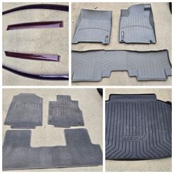 012 - 2016 Honda CRV WeatherTech, carpet & cargo mats (8 pieces)