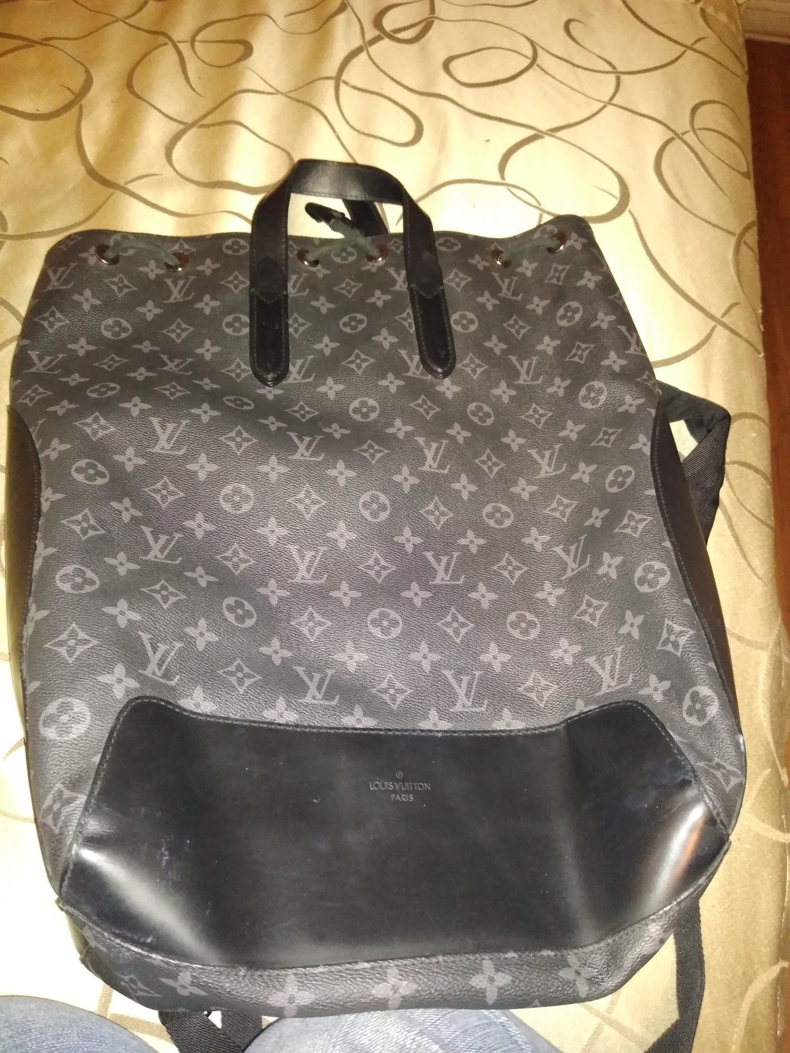 Louis Vuitton men's large backpack authentic