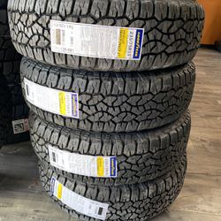 New Tire 235/75R15 Goodyear Wrangler TrailRunner A/T 105S Set Of 4 Tires We  Finance 50 Down 235/75/15 llantas for Sale in San Jose, CA - OfferUp
