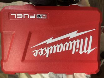 Milwaukee M18 FUEL power tool carrying case.