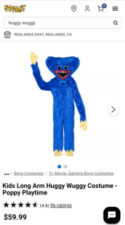 Kids Long Arm Huggy Wuggy Costume - Poppy Playtime